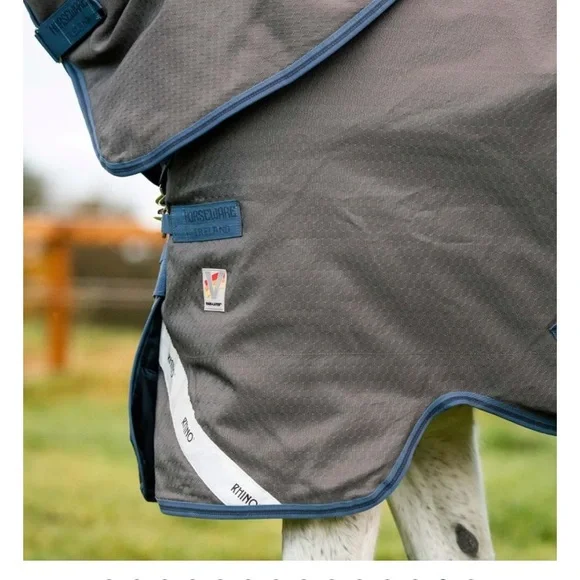 NWT 72” Hexstop Plus Horseware Ireland Rhino turnout, blanket waterproof 250g - Picture 5 of 11